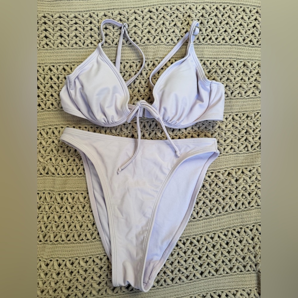 Lilac Two-Piece Bikini Set
